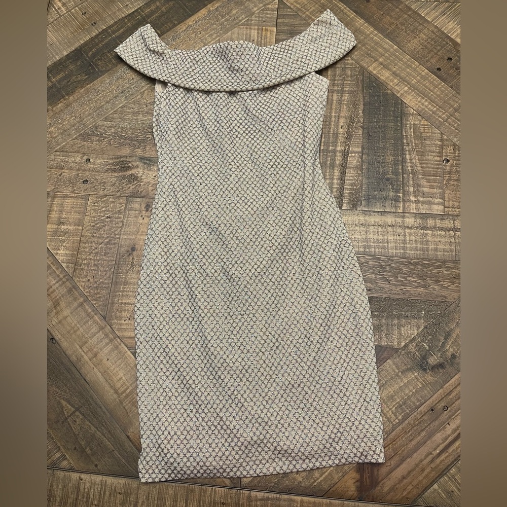 B. Smart Cream Mini Dress
